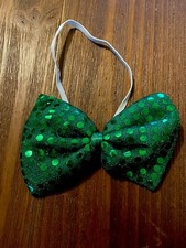 UPC 097138121066 product image for Green St. Patricks Day Leprechaun Costume Accessory Sequin Bowtie Bow Tie | upcitemdb.com