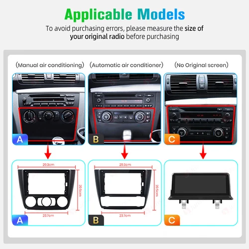 Android 13 Autoradio GPS DAB+ Wifi Navi Für BMW 1er E81 E82 E87 E88 2004-2011 DE - Bild 2 von 11