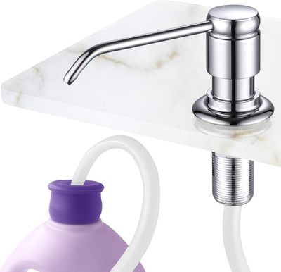 #ad Soap Dispenser Chrome and Extension Tube Kit for Kitchen Sink High Quality $40.81