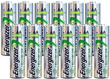 Energizer AA Rechargeable Batteries NiMH 2300mAh 1.2V NH15 - 12 Count