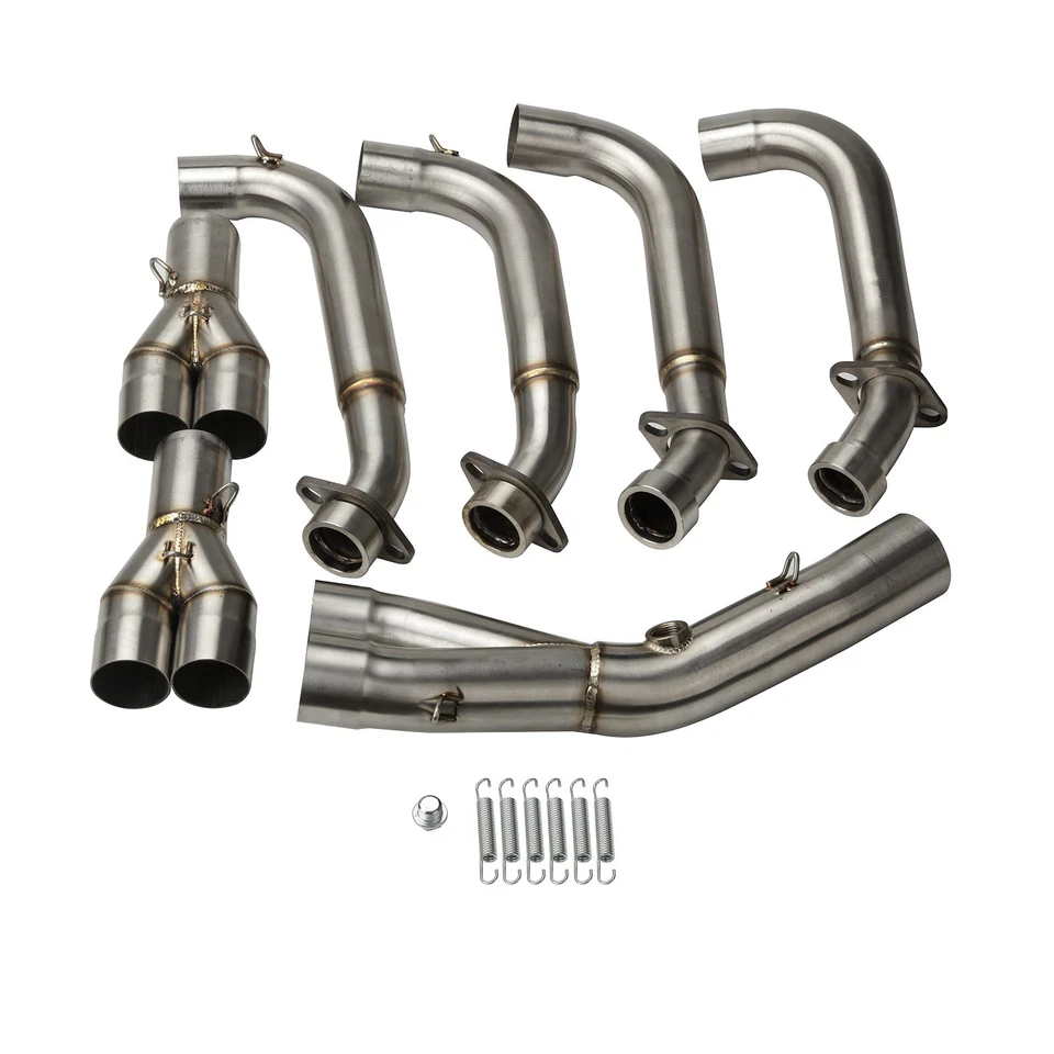 For Yamaha YZF R6 2006-2020 High Performance Complete Exhaust System Muffler - Image 2 of 4