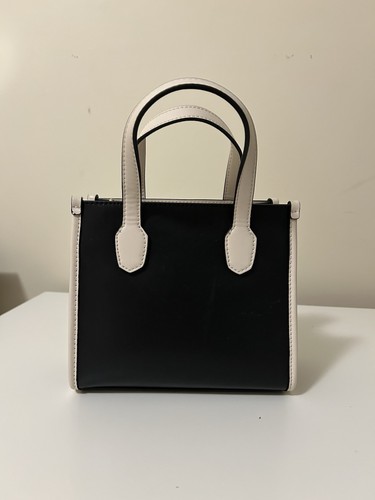 GUESS Silvana 2-Compartment Mini Tote Bag - Black - Picture 12 of 14