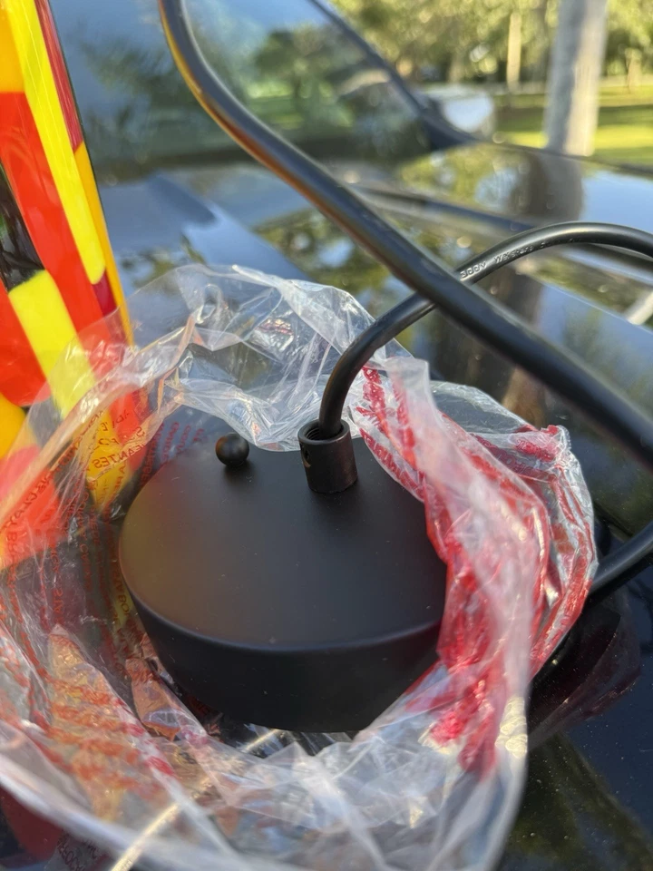 Luz colgante OGGETTI Art Soplada Cristal de Murano Naranja/Rojo NUEVA Foto 3 de 4