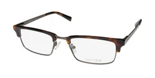 NEW NAUTICA N9103 EYEGLASSES MENS BROWN 206 BROWLINE METAL & PLASTIC 53-19-140
