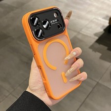 For Apple iPhone 17 Pro Max 16 15 14 13 Phone Cover Magnetic Frosted Case Shell