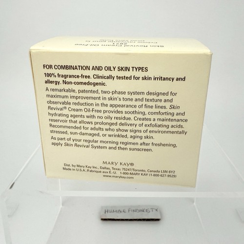Mary Kay Skin Revival Creme 1,5oz Classic Vintage Gold Top Glasflasche 2671 - Bild 10 von 12