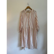 Zara Long Sleeve Striped Dress | Size Medium