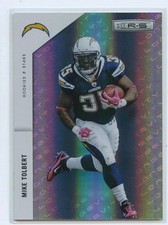 2011 Mike Tolbert Longevity Platinum Parallel #d 02/25 Coastal Carolina Chargers
