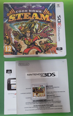 Codename: STEAM (S.T.E.A.M.) - nintendo 3ds