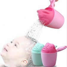 SLAIXIU Baby Bath Shampoo Rinse Cup Cartoon Hair Washing Bath Tool Kids