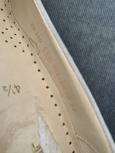 Women’s Gabor Beige Espadrille Wedges Suede & Leather Cushion Insole Sz 4.5 VGC - Picture 8 of 9