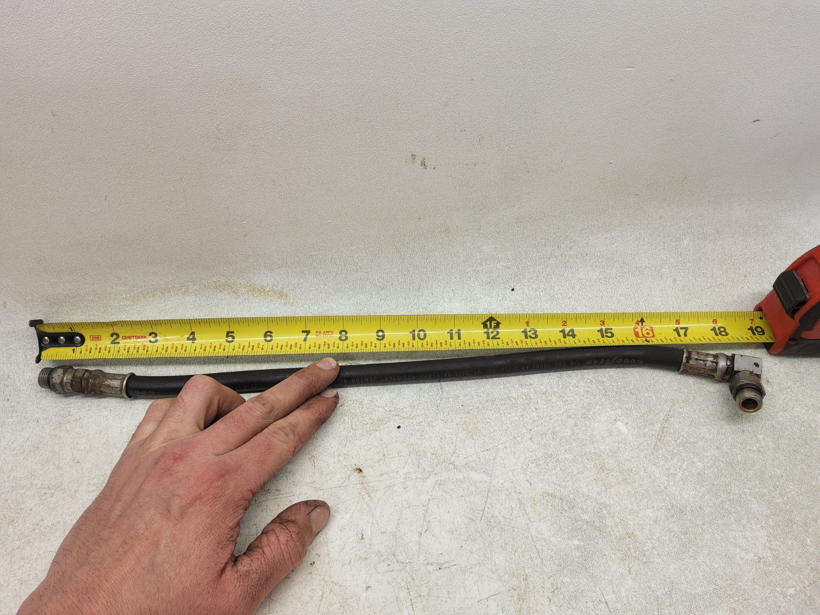 John Deere 316 318 330 Transmission To Control Valve Hydraulic Oil Hose ...