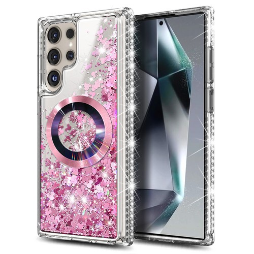 For Samsung Galaxy S24/S24+ Plus/S24 ULTRA Glitter MagSafe Case Screen Protector - 第 24/41 張圖片