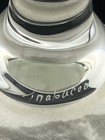 Clear Glass Hand Blown Chess King Sculpture, Stone Mounted Signed T Nabacco 8.5” — photo 7