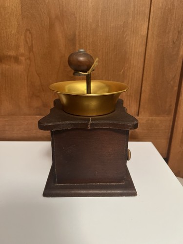 Vinrage Manual Coffee Grinder/Mill Wood-Cast Iron-Metal Made In Japan - Picture 4 of 9