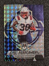 2023 Mosaic Epic Performers Silver Mosaic Prizm #EP-RS Rhamondre Stevenson 