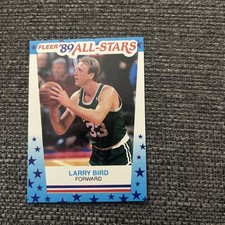 1989-90 Fleer - All-Stars Stickers Larry Bird #10