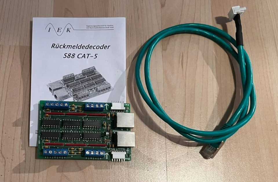 Decoder S88 CAT-5, kompatibel zum Märklin s 88 Bus  -- von IEK --- NEU - Lesen