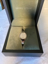 Image of LIMITED Edition Georg Jensen Vivianna TORUN Hammered Dial Bangle Watch