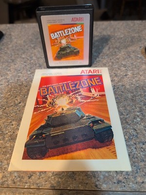 Atari 2600 7800+ Battlezone With Manual Tested Combine Ship 