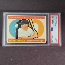 1960 Topps Mickey Mantle #563 PSA Grade 4