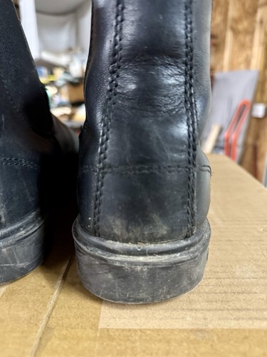 Botas Blundstone para Hombre Talla 12 Cuero Negro Cómodas Pull On Chelsea - Imagen 4 de 10