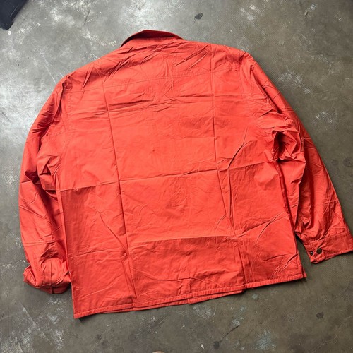 NEW Mens Brooks Brothers Packable Shirt Jacket Windbreaker Orange XXL - Picture 10 of 11
