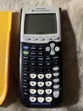 Texas Instruments TI-84 Plus Graphing Calculator Yellow School Property Edition