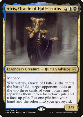 Atris, Oracle of Half-Truths R Theros Beyond Death 209 NM