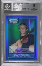 2006 Bowman Draft Chrome Picks Blue Refractor 71/199 Billy Rowell BGS 9 MINT 0m8