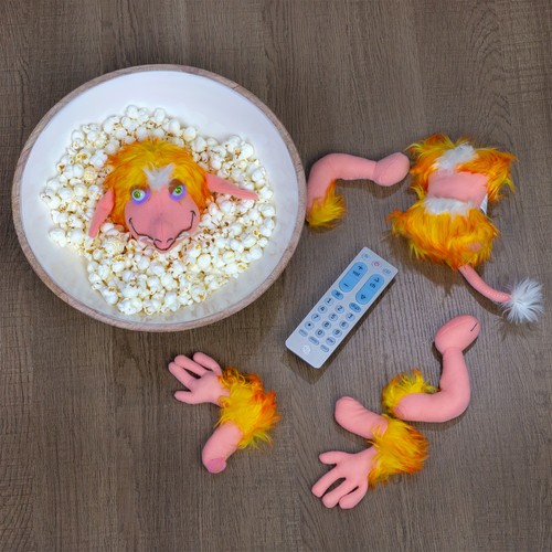 Labyrinth Movie Firey Plush by Toy Vault, Jim Henson Productions Stuffed Toy - Picture 8 of 9