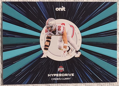 2025 ONIT Gravity Football - Hyperdrive Caden Curry #HD-1 SSP! - Ohio State