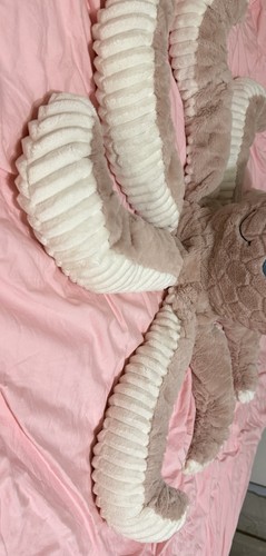 Jumbo Pink OCTOPUS Plush 36" XL Large Soft Stuffed Plush Blue Eyes Walmart - Picture 4 of 15