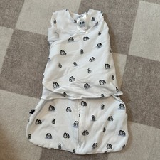 Halo Sleep Sack Swaddle NB Newborn 0-3 Months, 6-12 Lbs, 100 Cotton Penguins