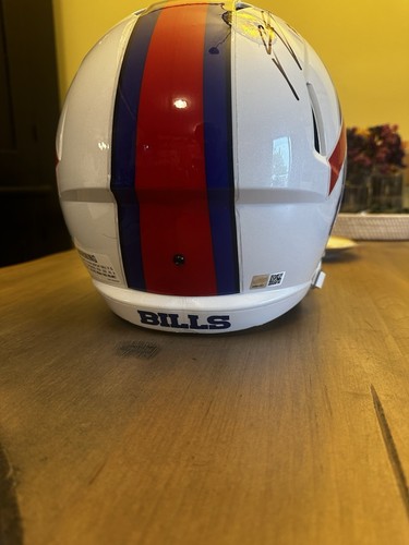 RAY DAVIS BUFFALO BILLS SIGNED SPEED FULL SIZE REP HELMET with Visor And TSE COA - Picture 4 of 6