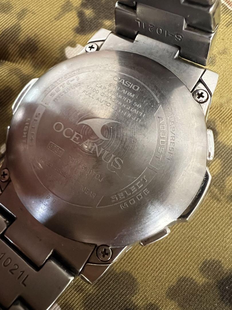 Casio Oceanus Radio Solar Chronograph OCW-500TDJ Titanium