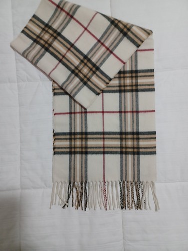 Vintage Croft & Barrow Women’s Artsy Floral/Plaid Fringe Scarfs Made in Germany - Picture 6 of 9