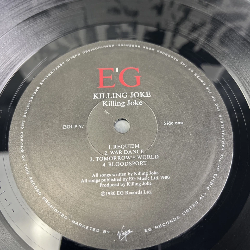 Killing Joke - Killing Joke UK Pressing LP 12"Vinyl Record Schallplatte New Wave - Bild 3 von 4