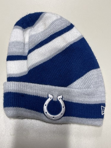 Indianapolis Colts YOUTH New Era NFL Football Team Logo Beanie Sports Winter Hat - Picture 2 of 5
