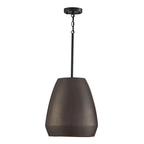 Capital Lighting Della 1 Light 14" Pendant, Terracotta Umber - 354211UR - Picture 1 of 1