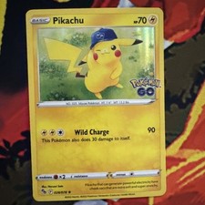 Pokemon Pikachu TCG Holo Card 028/078 Pokémon Go Promo