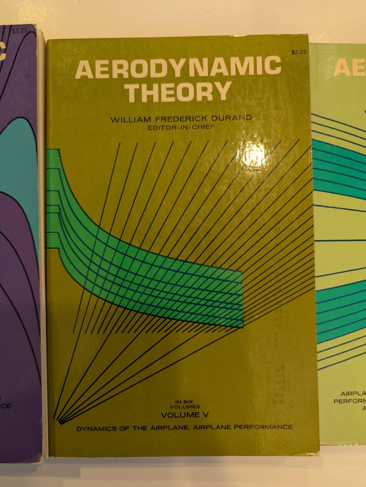 Aerodynamic Theory Durand Books Vol 3-6 Set Dover Edition Aeronautic Designer - Image 4 of 4