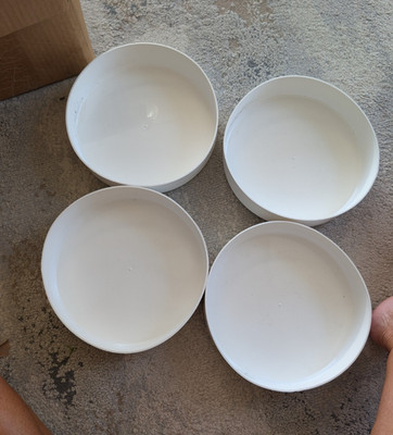 Lot of 4 White Plastic  pylon covers for the dock