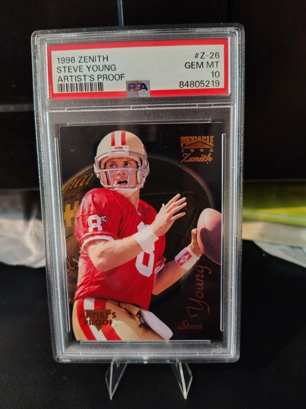 Pinnacle 1996 Zenith Steve Young 49ers  Artist's Proof #Z-26 PSA 10! low pop!