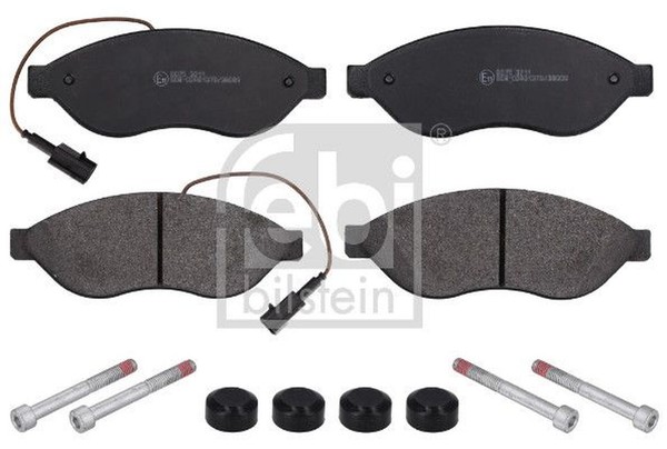 Bremsbelagsatz Scheibenbremse Vorderachse FüR Peugeot CitroËN Fiat Opel Boxer-image