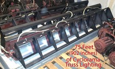 75 Ft Mole Richardson 88KW Cyclorama Truss Hollywood Studio Greenscreen Lights