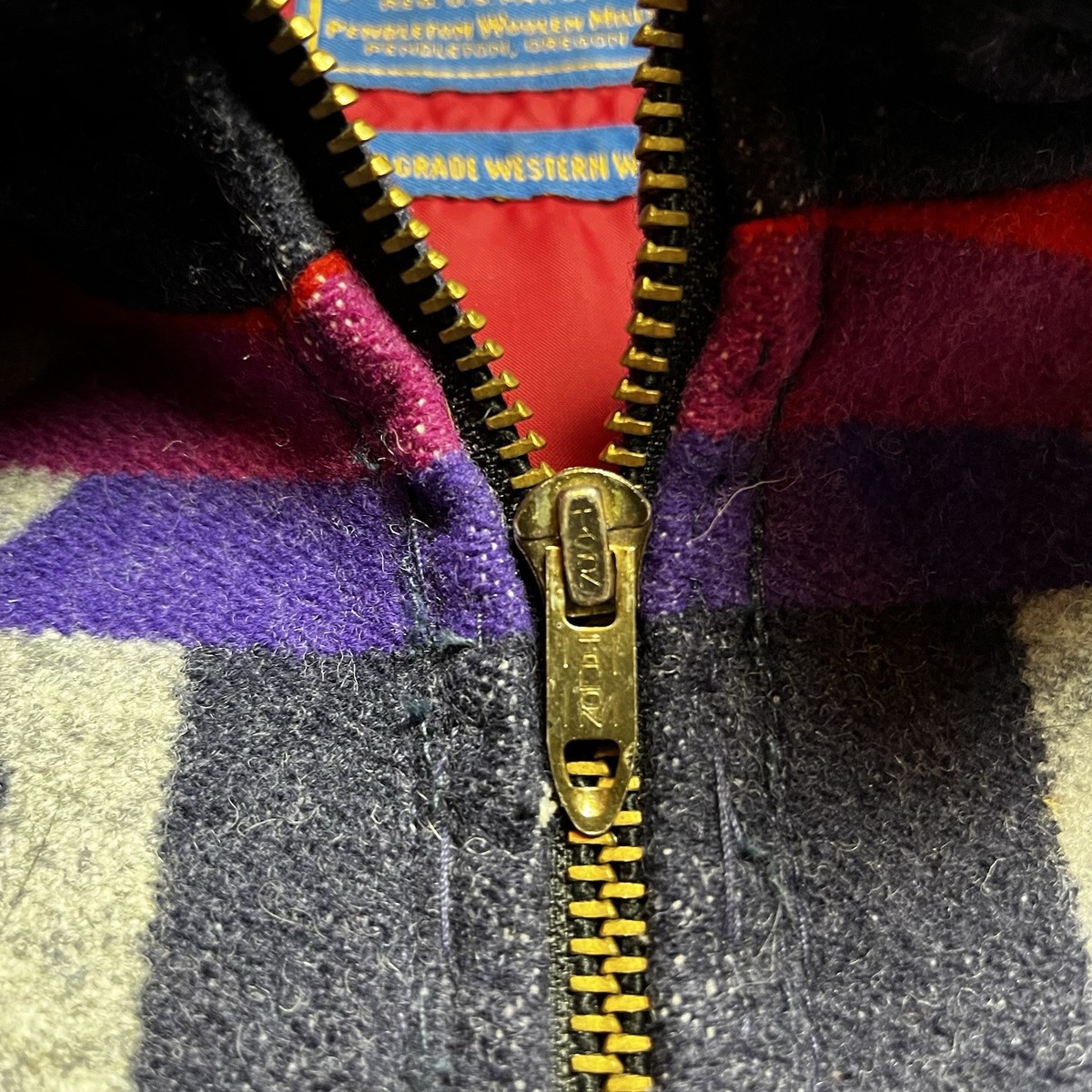 Vintage Pendleton Beaver State Aztec Chief Joseph Wool Pattern