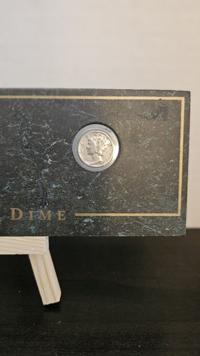 Lot of 3 Mercury Dimes In Holder And Capsules - 90% Silver 1943D,1943D,1944D - Picture 5 of 5