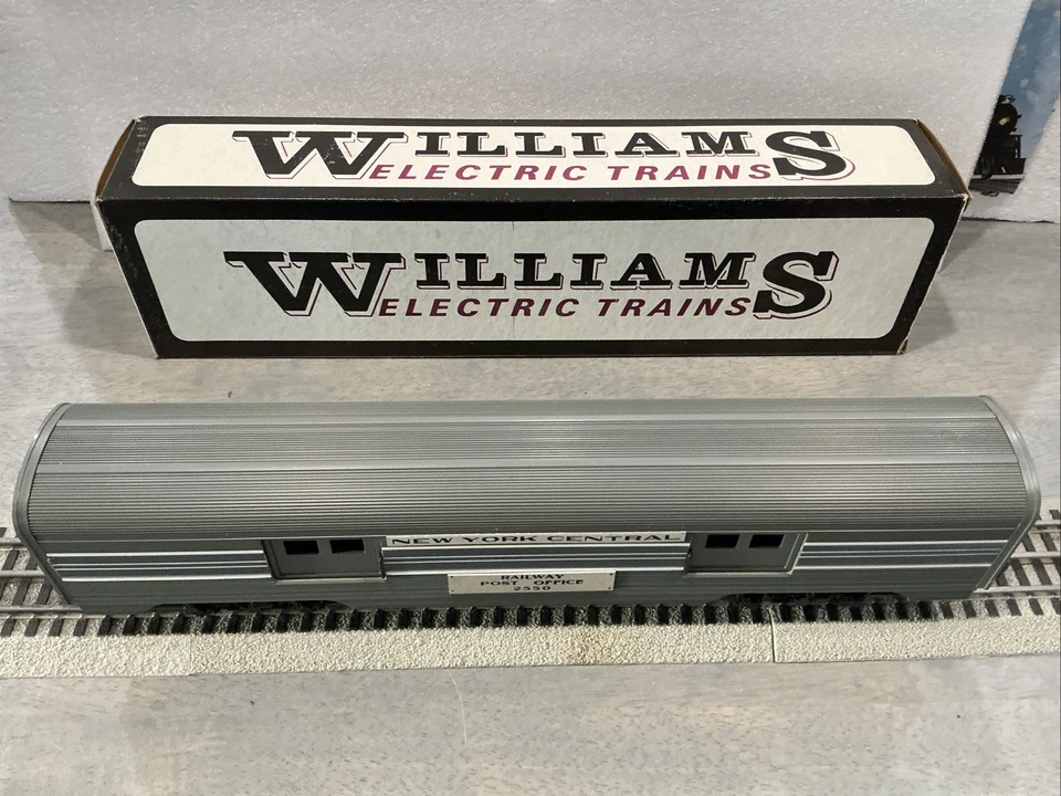 Williams NEW YORK CENTRAL RAILWAY POST OFFICE CAR # 2550 Aluminum - Image 3 of 4