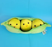 Disney Pixar Toy Story 3 Peas in A Pod 13" Plush Stuffed Toy Zipped Pea Pod